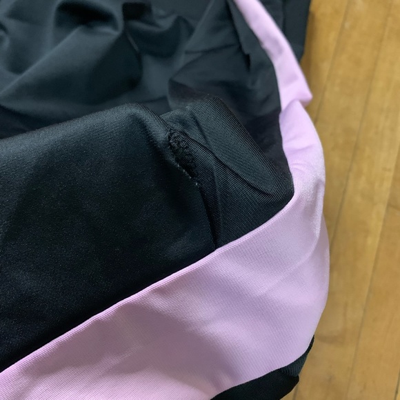 forever 21 crop xip up jacket in pink and black - Picture 6 of 9